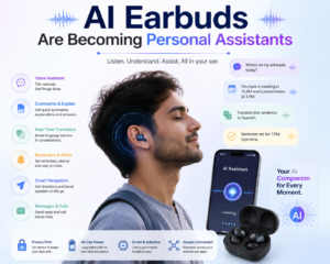 I Earbuds Are Becoming Personal Assistants