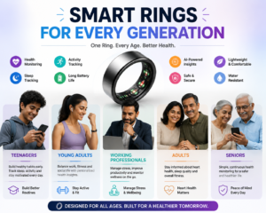 Smart Rings in 2026 designed for every generation with AI health and wellness features