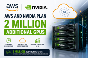 AWS and NVIDIA plan 2 million additional GPUs for AI infrastructure expansion and advanced cloud computing growth