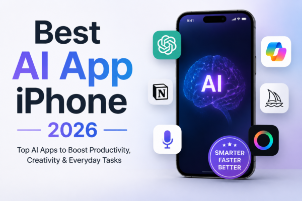 Best AI Apps for iPhone 2026 including ChatGPT Gemini and AI tools