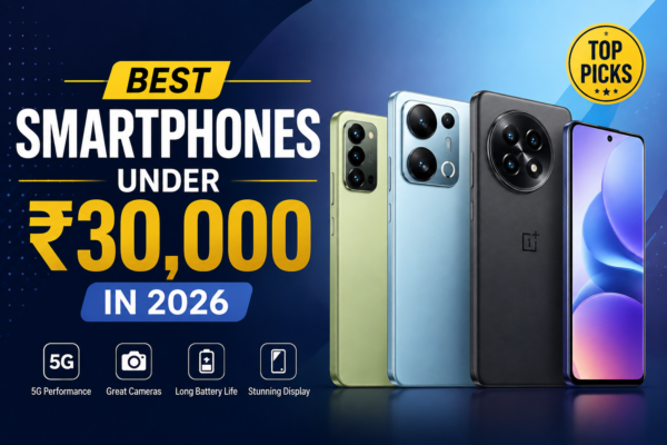 Best Smartphones Under ₹30,000 in 2026