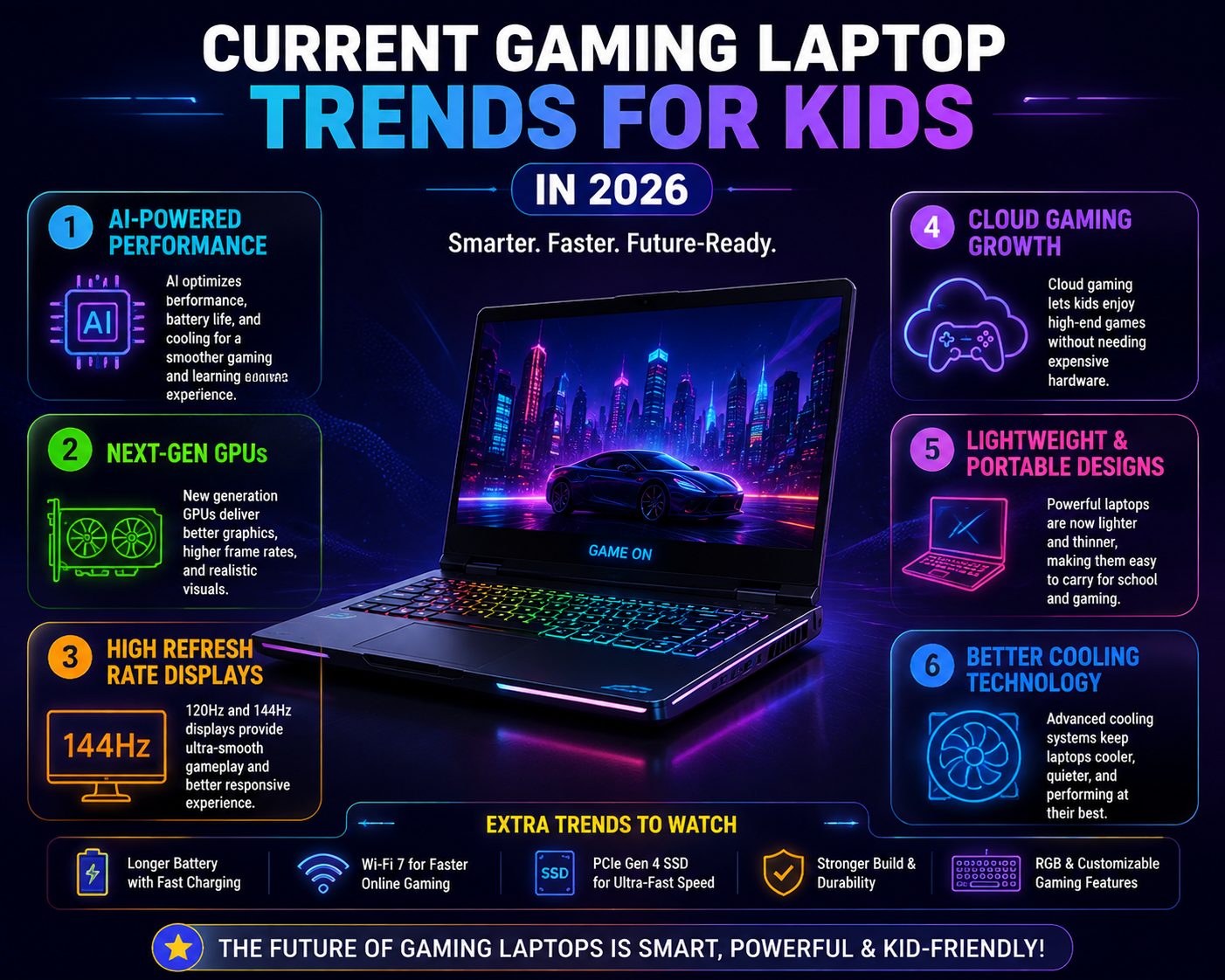 Current Gaming Laptop Trends for Kids in 2026