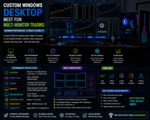 Custom Windows Desktop – Best for Multi-Monitor Trading