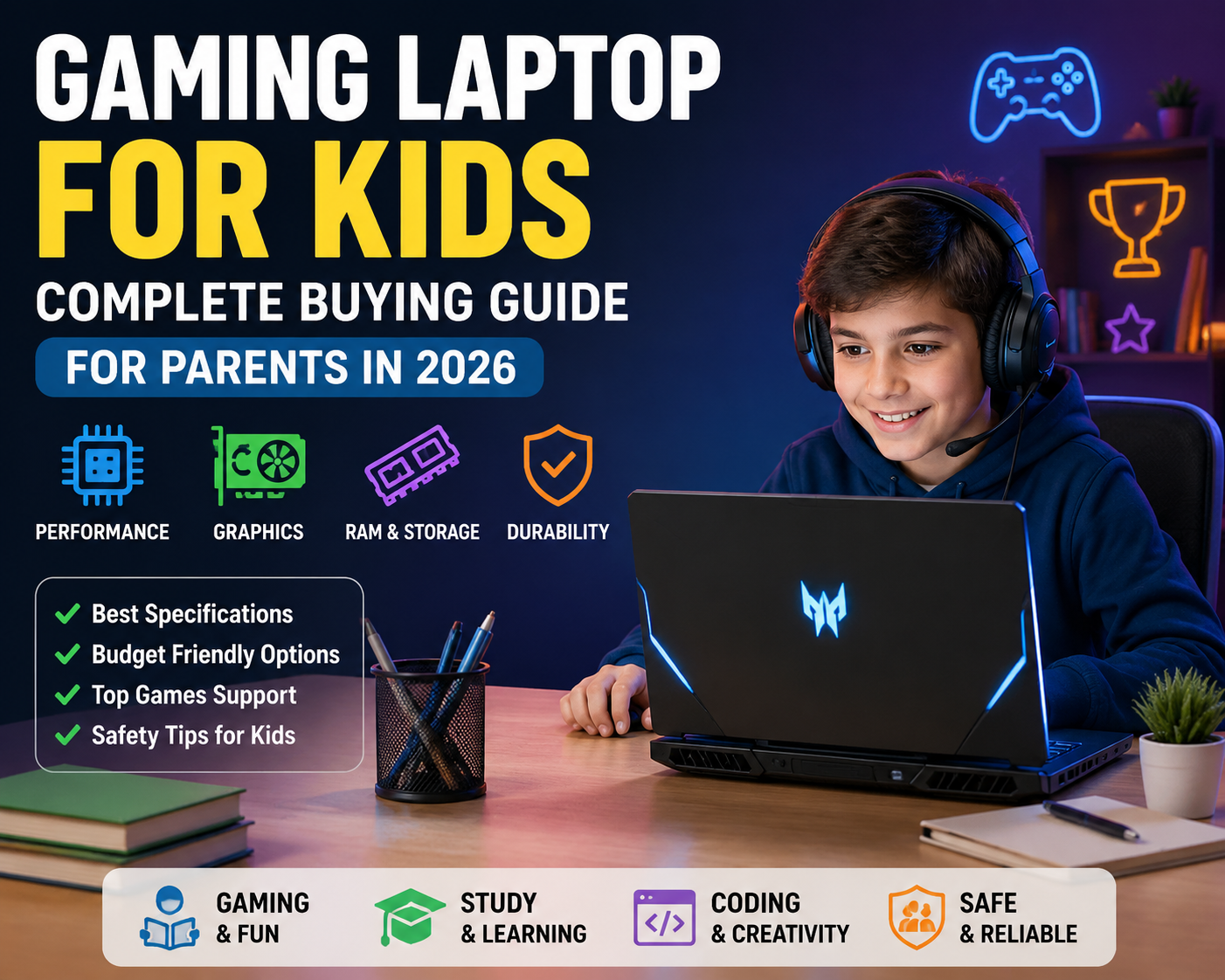 Gaming Laptop for Kids: Complete Buying Guide for Parents in 2026