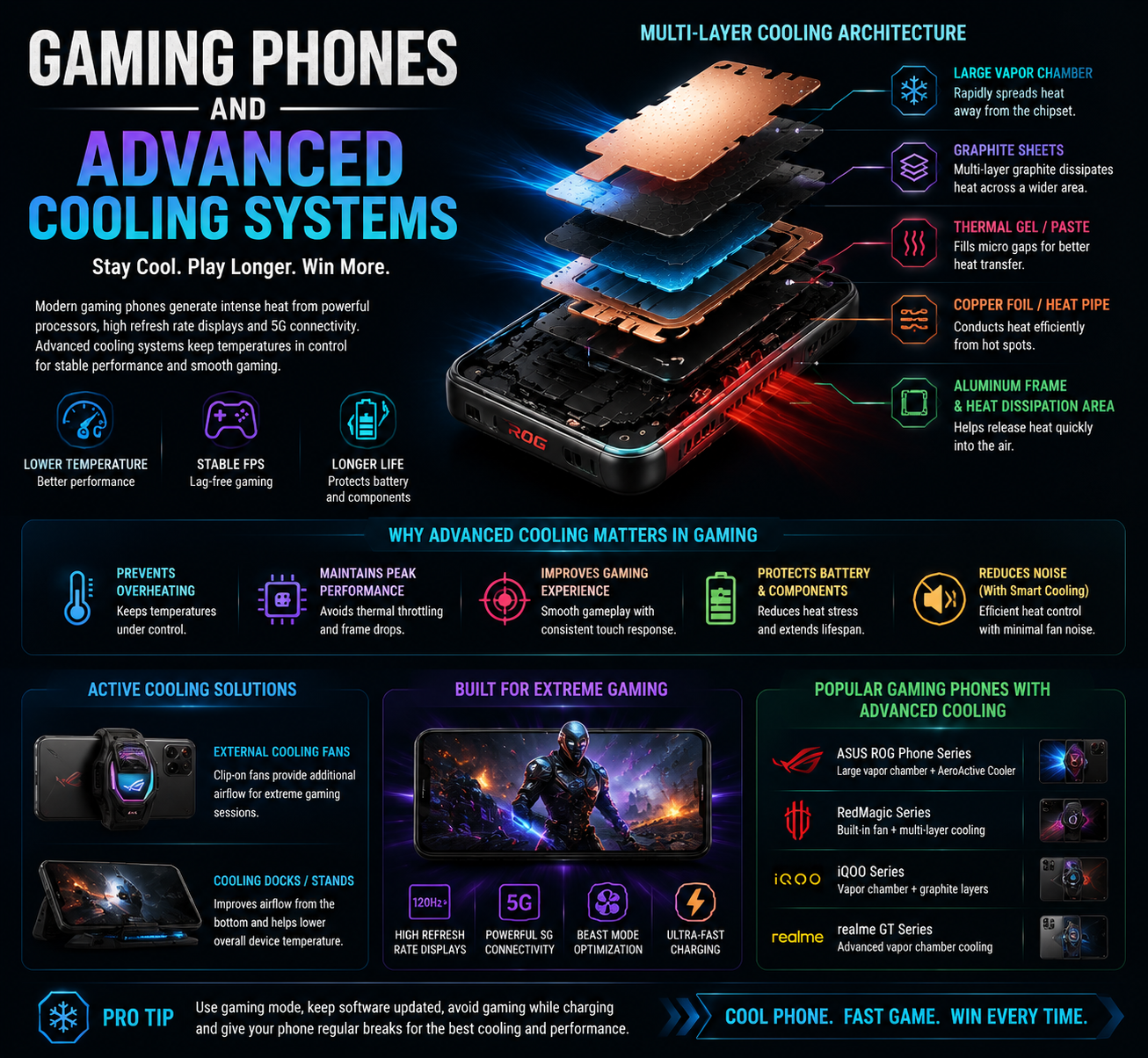 Gaming Phones and Advanced Cooling Systems