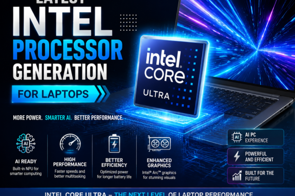 Latest Intel Processor Generation for Laptops 2026 with Core Ultra processors