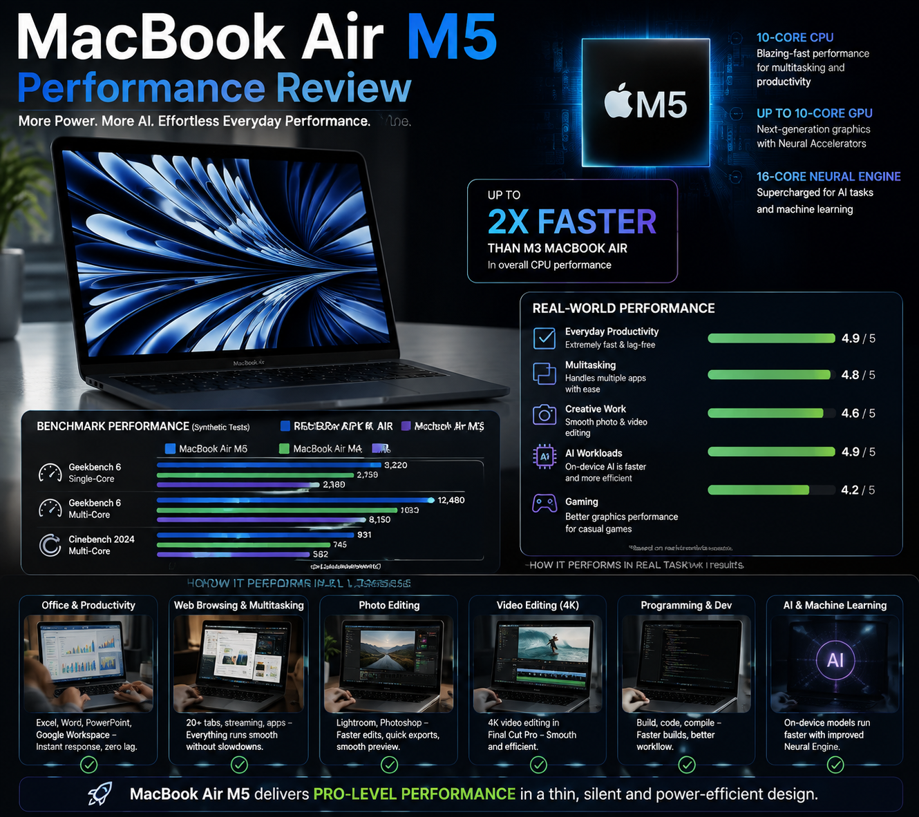 MacBook Air M5 Performance Review