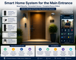 Smart Home System for the Main Entrance
