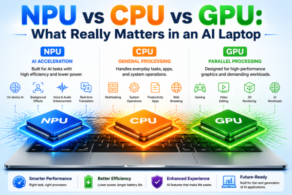 NPU vs CPU vs GPU