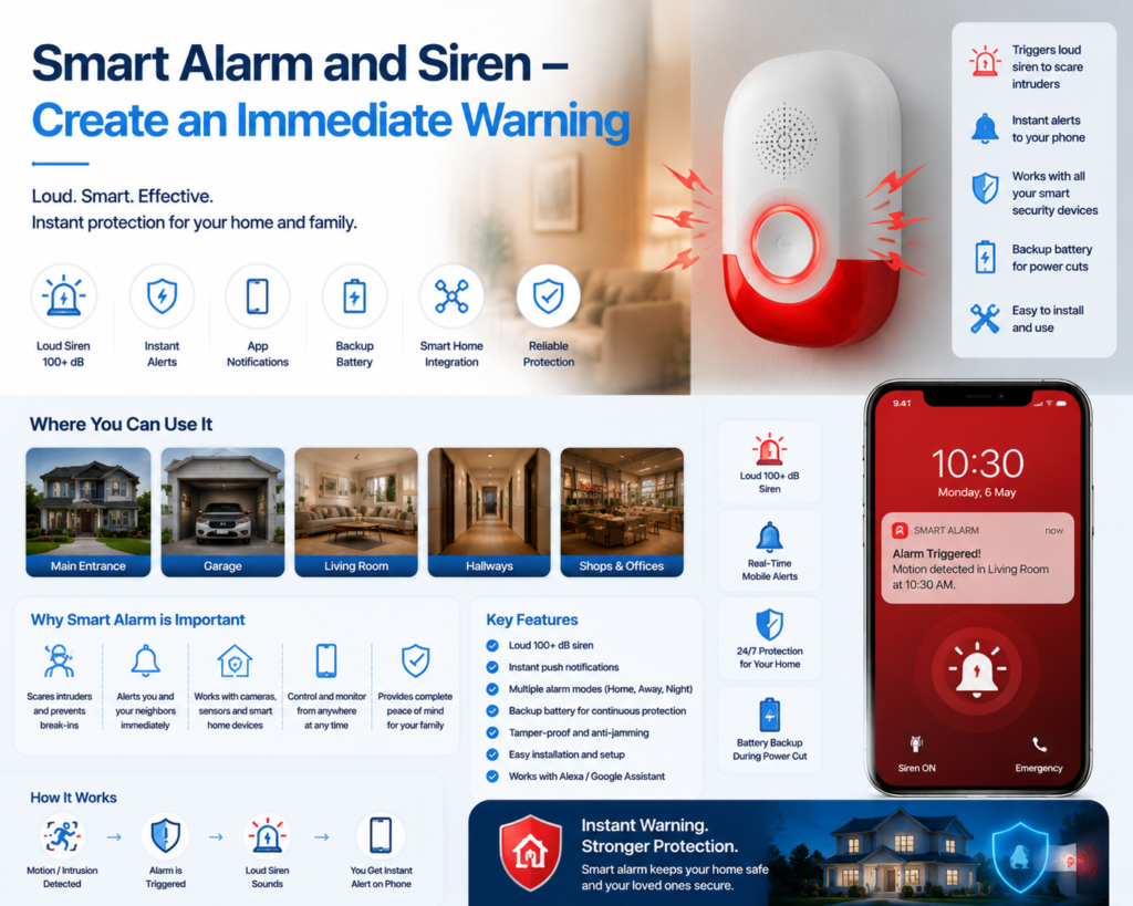Smart Alarm and Siren Systems for Home Security in 2026