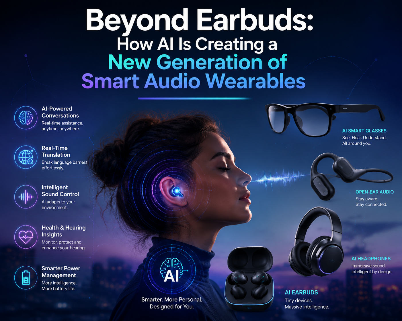 Beyond Earbuds: How AI Is Creating a New Generation of Smart Audio Wearables
