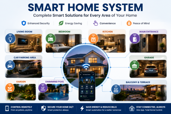 Smart Home System devices for security comfort and energy saving in 2026