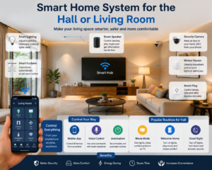 Smart Home System for the Hall or Living Room