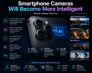 Smartphone cameras in 2026 with advanced AI features, improved photography and intelligent imaging technology