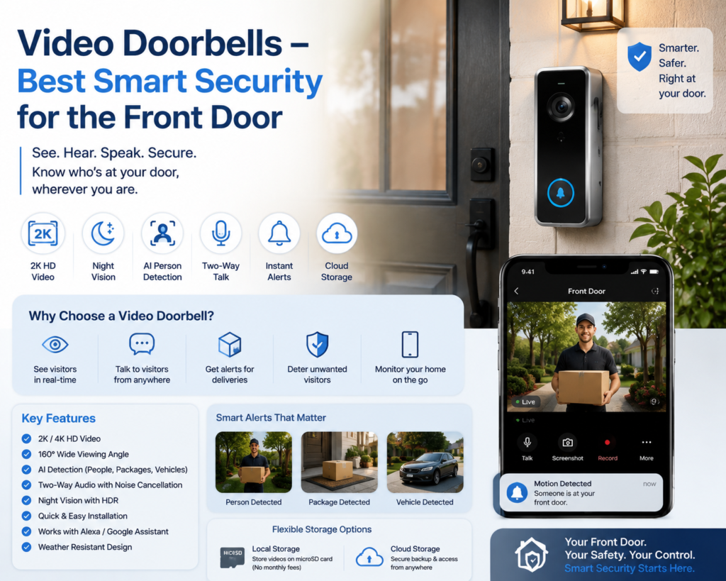 Video Doorbells for Smart Home Security in 2026