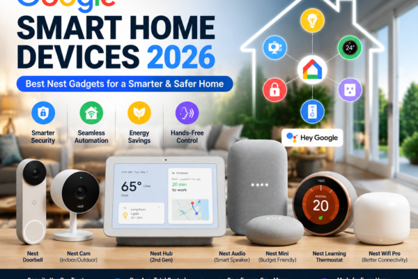 Best Google Smart Home Devices 2026 with Google Nest Gadgets