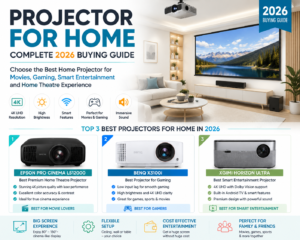 Projector for Home 2026 buying guide for movies gaming and home theatre