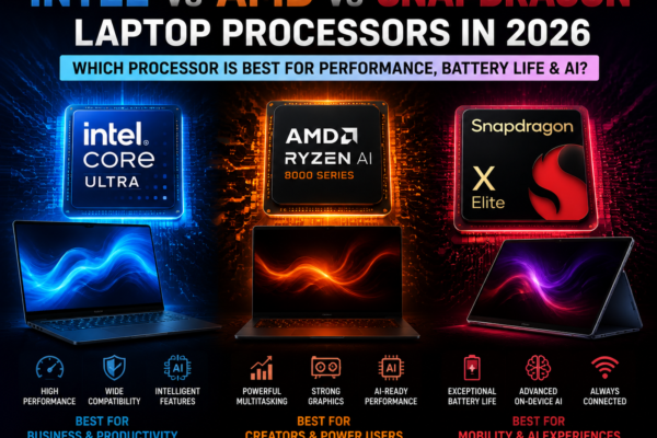 Intel vs AMD vs Snapdragon: Which Processor Should You Choose in 2026