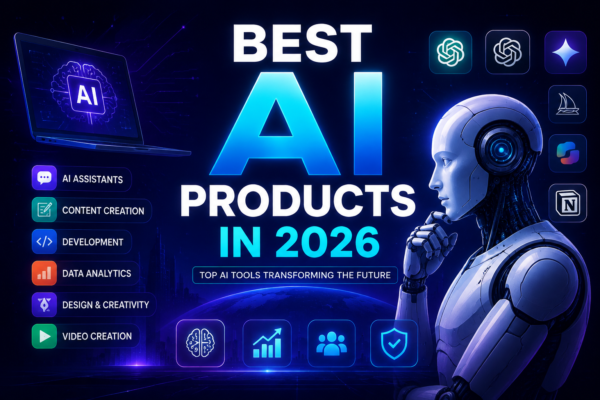 Best AI Products in 2026 for productivity, business, creativity and everyday use