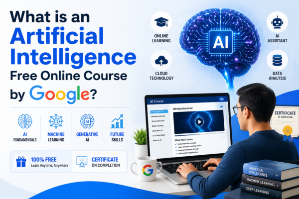 Artificial Intelligence Free Online Course by Google with AI learning resources for 2026