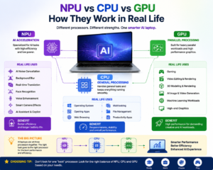 How CPU, GPU and NPU Work Together