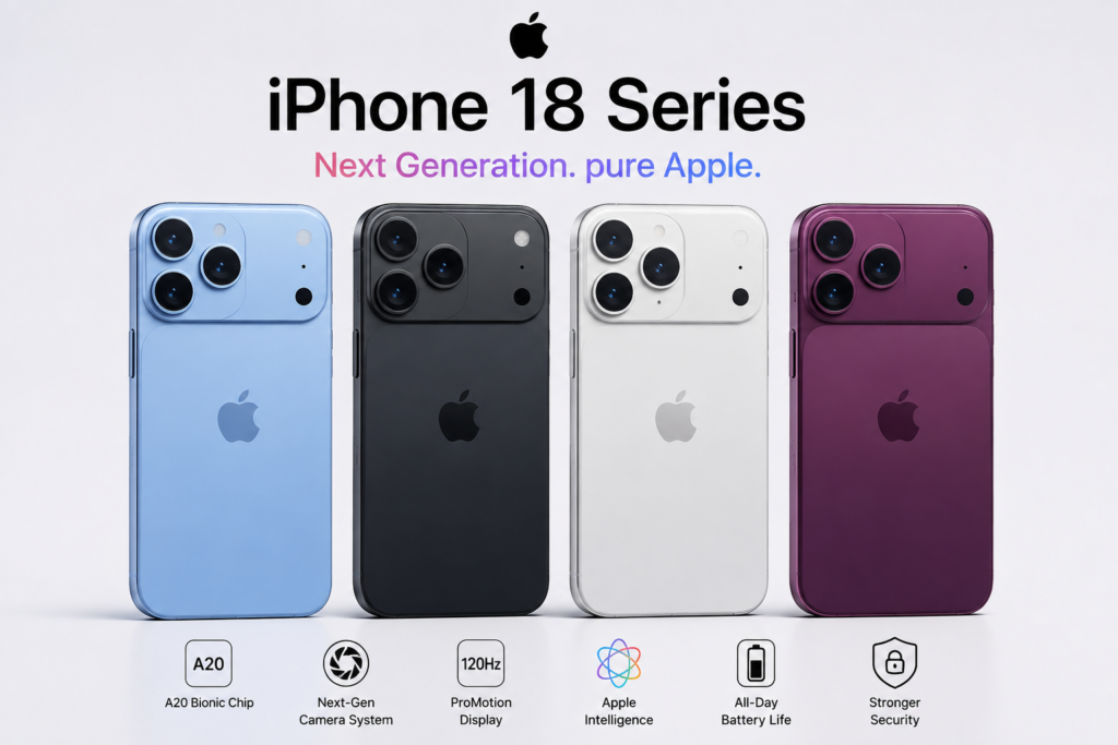 iPhone 18 Series 2026 expected models and Apple next generation iPhones
