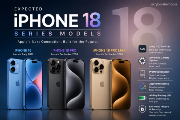 iPhone 18 Series 2026 Apple next generation iPhone features