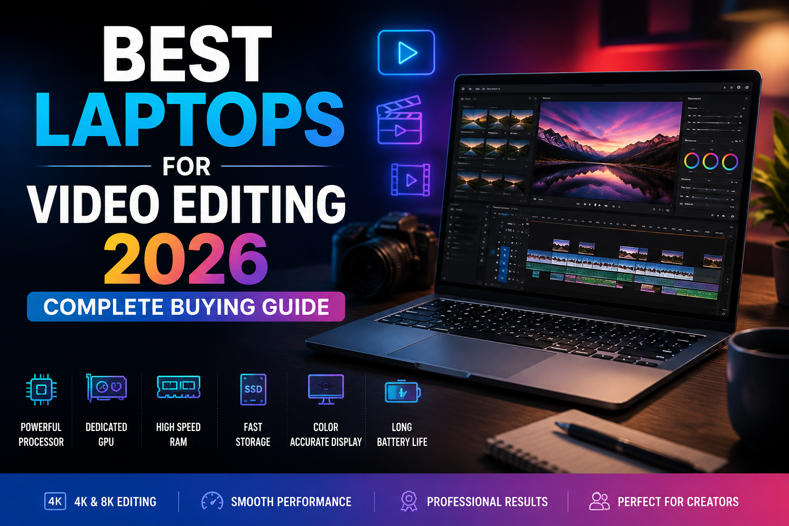 Best Laptops for Video Editing 2026 – Complete Buying Guide