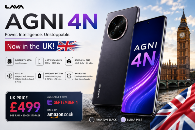 Lava Agni 4N: UK Price