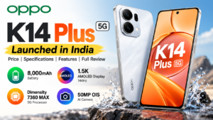 OPPO K14 Plus 5G launched in India with 8000mAh battery and 144Hz AMOLED display