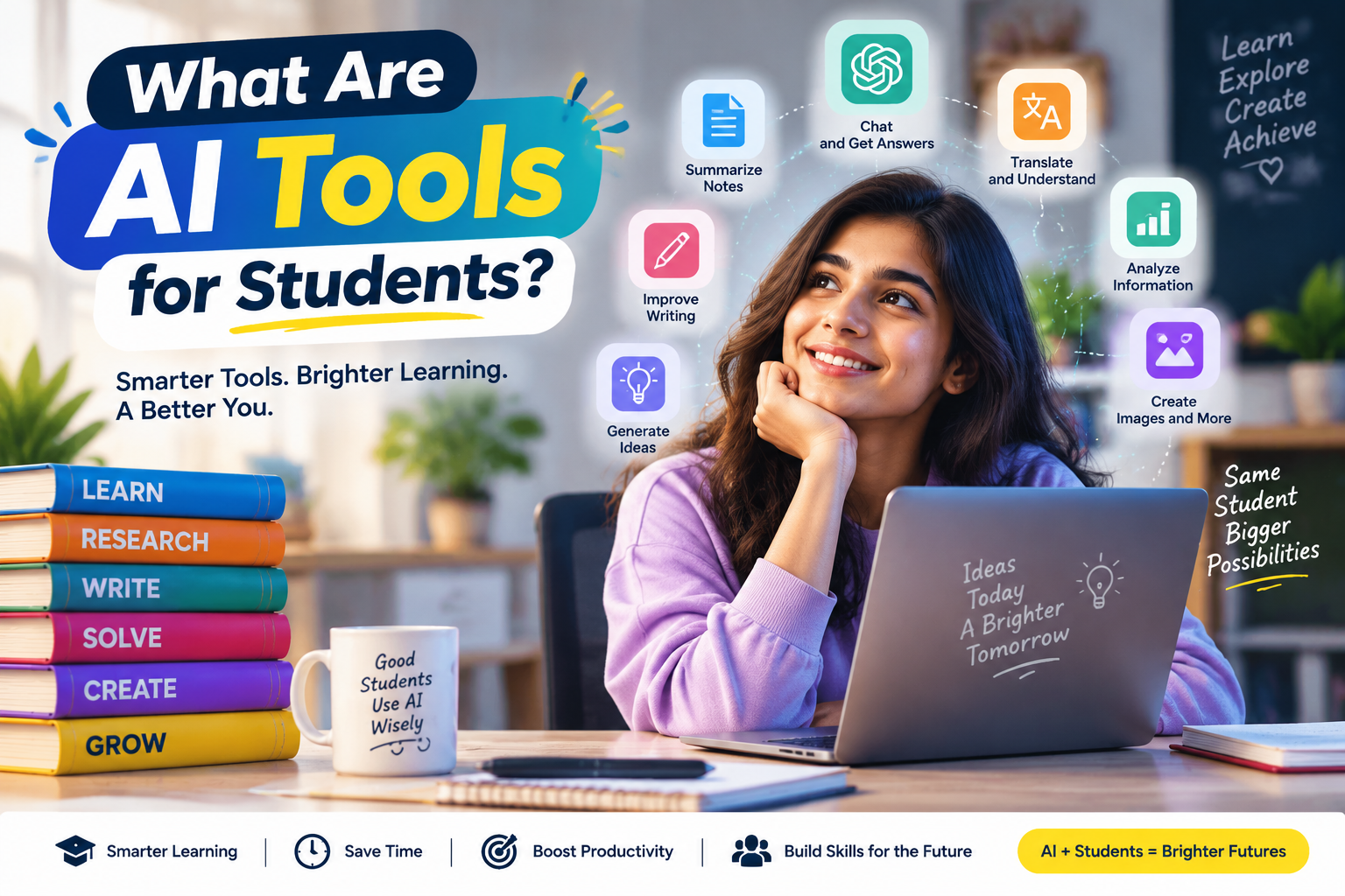 How AI tools help students with learning, research, writing and productivity